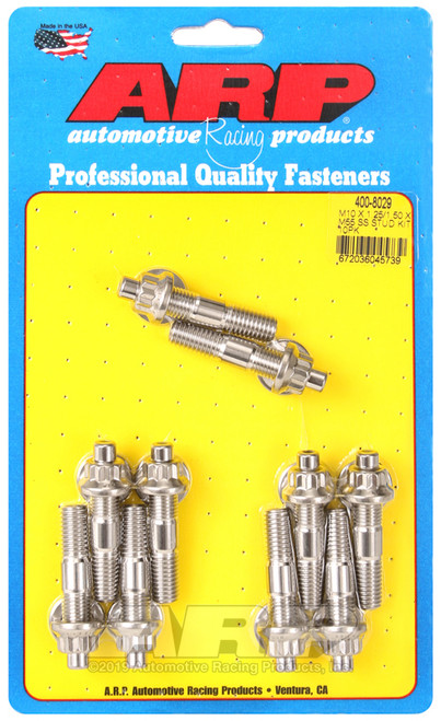 ARP M10 X 1.25/1.50 X 55mm broached stud kit 10pcs - 400-8029 Photo - Primary