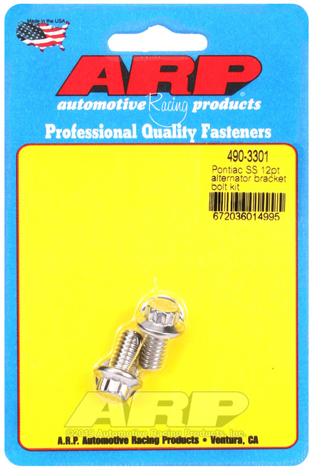 ARP Pontiac SS 12pt Alternator Bracket Bolt Kit - 490-3301 Photo - Primary