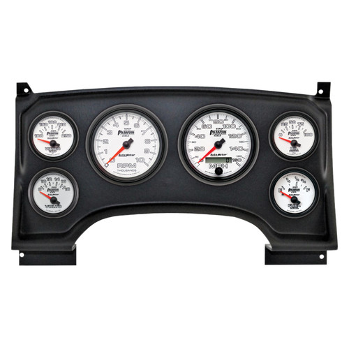 Autometer Phantom II Direct Fit Dash Kit 94-97 Chevy S10 Truck (2 x 3-3/8in. / 4 x 2-1/16in.) - 2933-10 Photo - Primary
