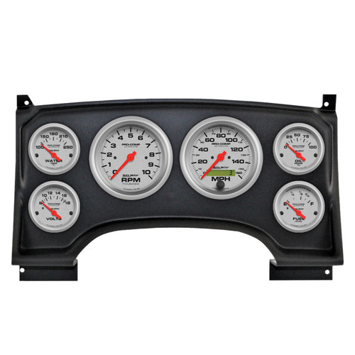 Autometer Ultra-Lite Direct Fit Dash Kit 94-97 Chevy S10 Truck (2 x 3-3/8in. / 4 x 2-1/16in.) - 2933-13 Photo - Primary