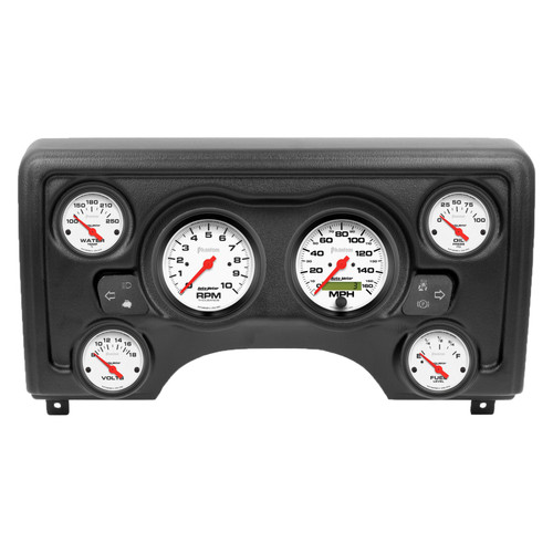 Autometer Phantom Direct Fit Dash Kit 97-06 Jeep TJ (2 x 3-3/8in. / 4 x 2-1/16in.) - 90011-09 Photo - Primary