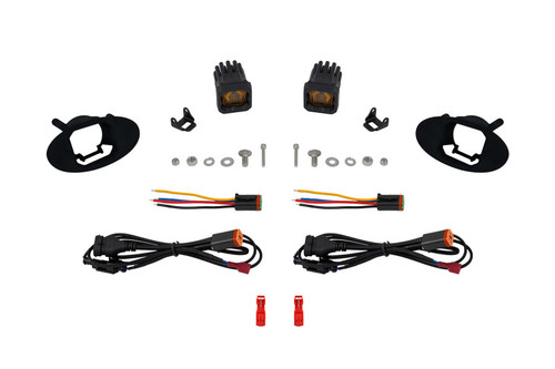 Diode Dynamics SSC1 Type MZ LED Fog Light Kit Yellow SAE Fog - DD8446 Photo - Primary
