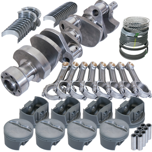 Eagle Chevy LT1350 1Pc 3.750in Crank 5.700in I-Beam Rods -5cc 4.040in Pistons Rotating Assembly - 13556L040 Photo - Primary