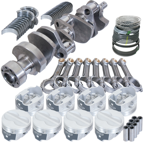 Eagle Chevy 350 1Pc 3.750in Crank 5.700in I-Beam Rods -10cc 4.060in Pistons Rotating Assembly - 13559L060 Photo - Primary