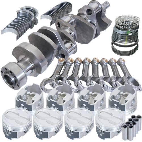 Eagle Chevy LT1350 1Pc 3.750in Crank 5.700in I-Beam Rods -18cc 4.000in Pistons Rotating Assembly - 13574L000 Photo - Primary