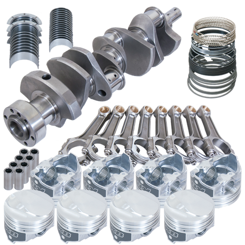 Eagle Chevy 454 1Pc 4.000in Crank 6.135in I-Beam Rods 12cc Dome 4.320in Pistons Rotating Assembly - 18201L070 Photo - Primary