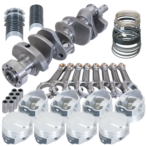 Eagle Chevy 454 1Pc 4.000in Crank 6.135in I-Beam Rods 38cc Dome 4.250in Pistons Rotating Assembly - 18325L000 Photo - Primary