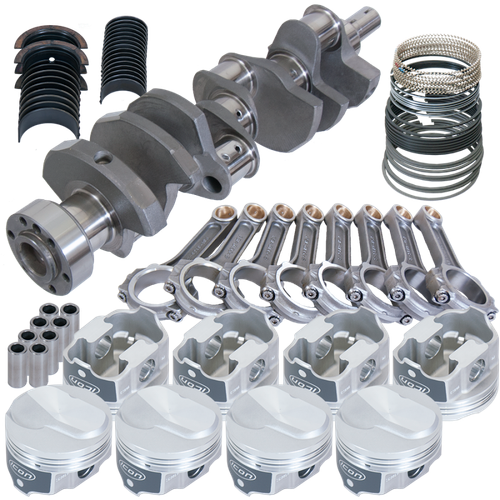 Eagle Chevy 454 1Pc 4.000in Crank 6.135in I-Beam Rod Closed Chamber 4.350in Piston Rotating Assembly - 18420L100 Photo - Primary