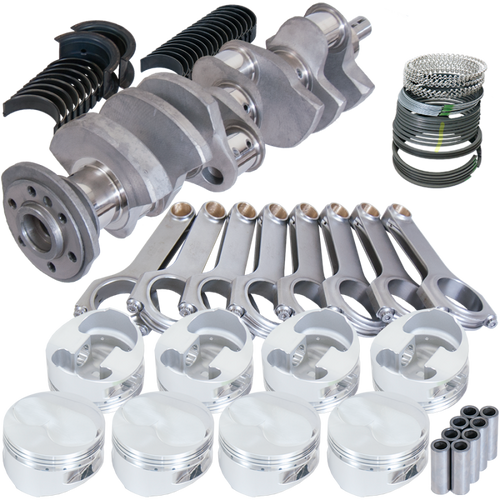Eagle Chevy 400 3.875in Crank 6.000in H-Beam Stroker Rods -10.8cc 4.125in Pistons Rotating Assembly - 35650000 Photo - Primary