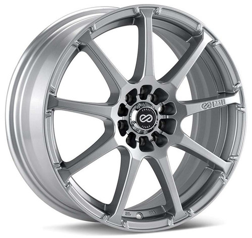 Enkei EDR9 17x8 5x100/114.3 38mm Offset 72.6 Bore Diameter - Silver Wheel - 441-780-0238SP Photo - Primary