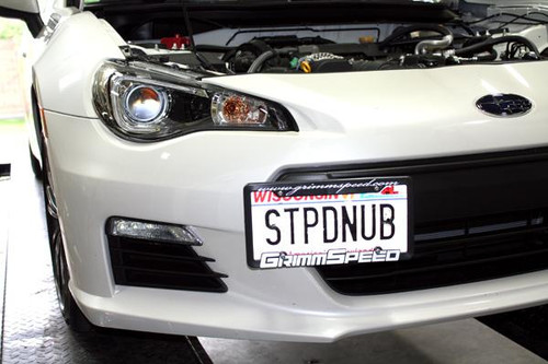 GrimmSpeed 10+ Subaru Legacy/Outback / 13+ Subaru BRZ/13+ Scion FR-S License Plate Relocation Kit - 094029 Photo - Primary