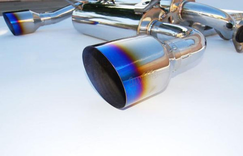 Invidia 03-08 Infiniti G35 Coupe Gemini Single Layer Titanium Tip Cat-back Exhaust - HS03IG3GIT Photo - Primary