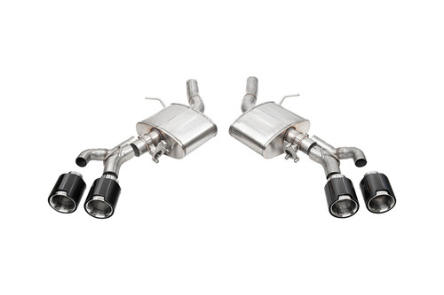 Corsa 22-25 Cadillac CT4 V Blackwing 3in Active Valve Axle-Back - 4.5in Carbon Fiber Polished Tip - 21319CF Photo - Primary