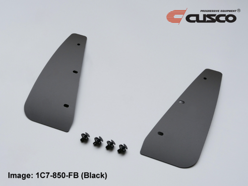 Cusco 2022+ Toyota GR Yaris EVA Bolt On Front Mud Flaps - Black - 1C7 850 FB User 1