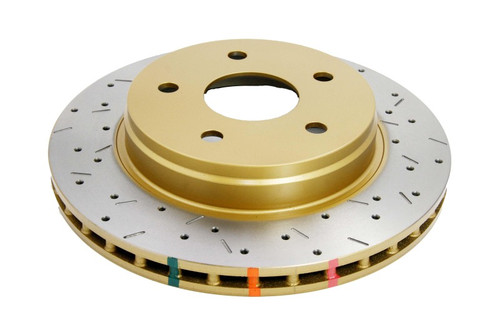 DBA 05-09 Dodge Durango/05-10 Ram 4000 Series Drilled and Slotted Front Rotor - DBA42442XS Photo - Primary