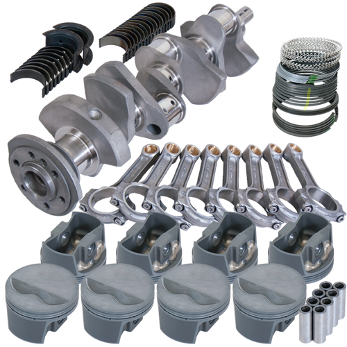 Eagle Chevy 350 3.480in Crank 5.700in I-Beam Rods -5cc Flat Top 4.000in Pistons Rotating Assembly - 62001000 Photo - Primary