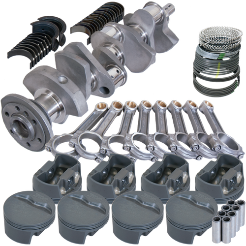 Eagle Chevy 350 3.480in Crank 6.000in I-Beam Rods -5cc Flat Top 4.030in Pistons Rotating Assembly - 62003030 Photo - Primary