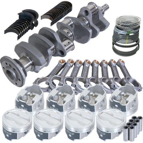 Eagle Chevy 350 3.750in Crank 5.700in I-Beam Rods -18cc 4.000in Pistons Rotating Assembly - 62304000 Photo - Primary