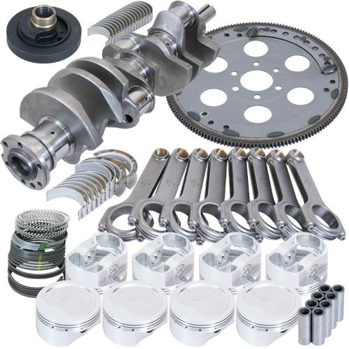 Eagle Oldsmobile 45 4.500in Crank 7.100in H-Beam -15cc Inv Dome 4.155in Pistons Balanced Assembly - B42107030 Photo - Primary