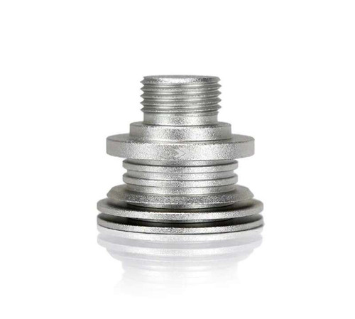 NRG Shift Boot Retainer- Works with SK-350,450,480, 800 & Heat Sink Shift knobs (m18x1.5)- Silver - SKR-100SL User 1