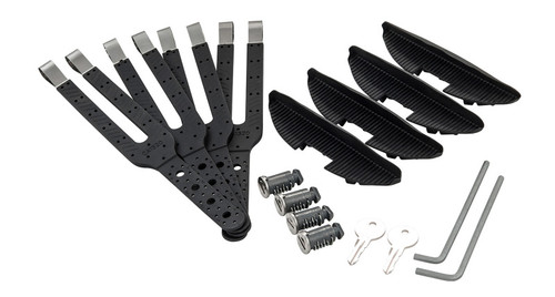 Rhino-Rack 07-13 Chevrolet Avalanche 4 Door Pick Up Vortex StealthBar 2 Bar Roof Rack - Silver - JA7962 Photo - Primary