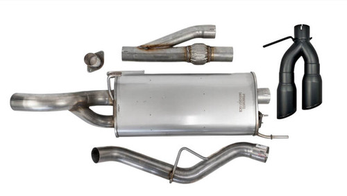 Roush 21-24 Ford F-150 5.0L V8 Side Exit Catback Active Ready Exhaust w/ Black Tips - 422264-BLK Photo - Primary