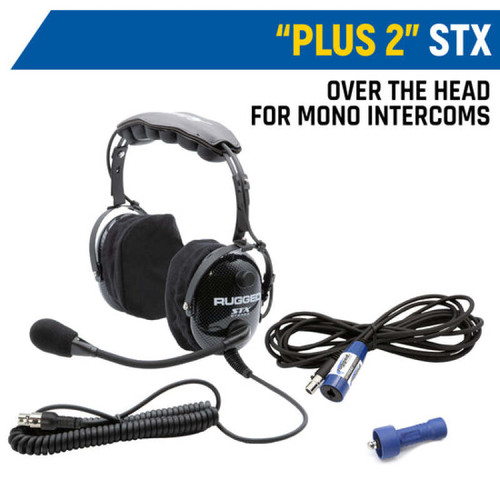Rugged Radios Rear Seat Expansion Kit w/ Helmet Kits / Ultimate Headset - Over the Head - PLUS2-STX-OTU Photo - Primary