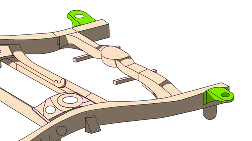 Rust Buster 1996-2002 Toyota 4Runner Rear Frame Body Mount - RB8403 Photo - Primary