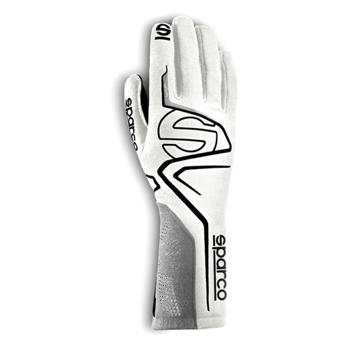 Sparco Glove Lap 08 White/Black - 00131608BINR Photo - Primary