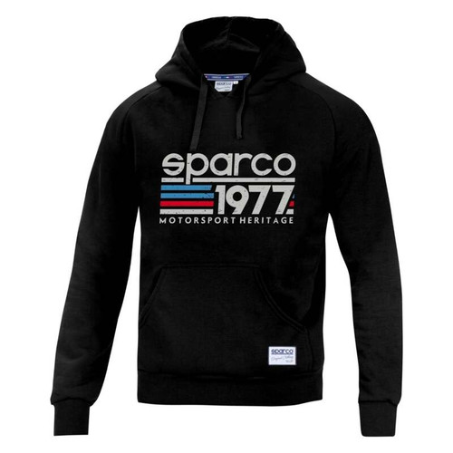 Sparco Hoodie 1977 MED Black - 01320NR2M Photo - Primary