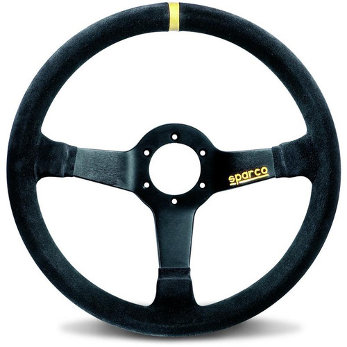 Sparco Steering Wheel 345 Suede Black - 015R345MSN Photo - Primary