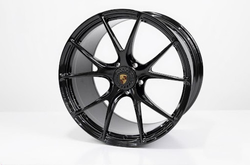 Vossen X Champion RS74 20X12 / ET50 / 5X130 / Gloss Black Wheel / 911 Turbo 991 5 Lug - Rear - RS74-56 Photo - Primary