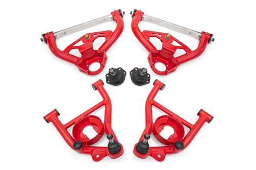 BMR 78-87 GM G-Body Non-Adjustable A-arm Kit - Red - AAK462R Photo - Primary