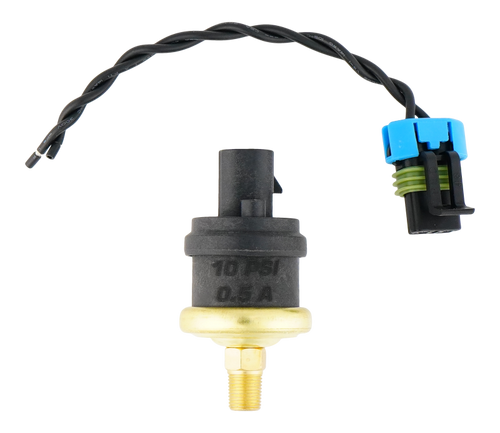 DeatschWerks 10psi 1/8th NPT Adjustable (8-12PSI) Hobbs Switch with Pigtail (0.5A) - 4-HOBBS-10 Photo - Primary