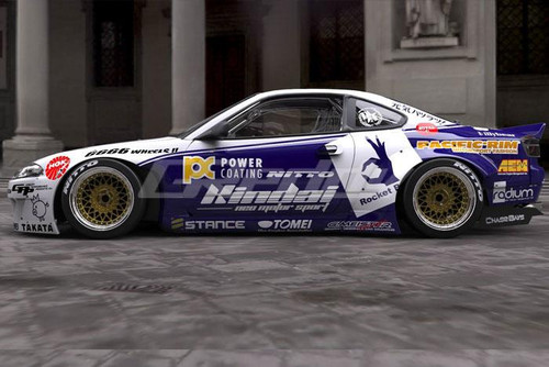 GReddy X Rocket Bunny S15 Rear Fenders for 1999-2002 Nissan Silvia - 17020266 Photo - Primary
