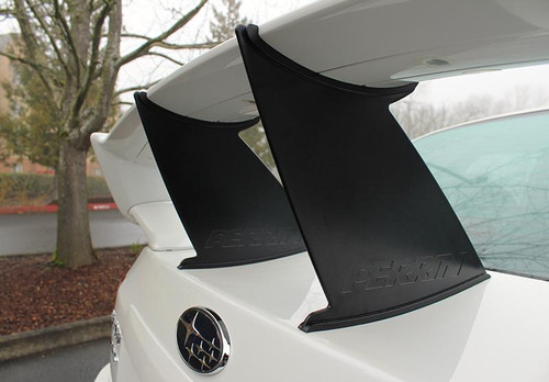 PERRIN 11-14 Subaru STI Wing Stabilizer - Black (Sedan Only) - PSP-BDY-101BK Photo - Primary
