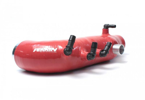 PERRIN 08-14 Subaru WRX / 04-13 Forester XT / 05-09 LGT/OBXT Turbo Inlet Hose - Red - PSP-INT-421RD Photo - Primary