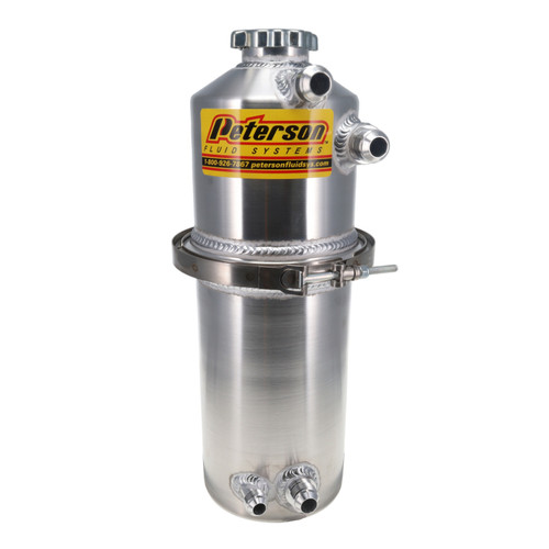 Peterson Fluid Systems Oil Tank 2.0 Tank Single Scavenge Inlet -12AN Male Fittings - 08-1025 Photo - Primary