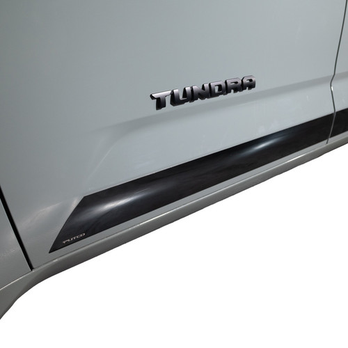 Putco 22-24 Toyota Tundra CrewMax (4.5in Tall 5 Pcs) Black Platinum Rocker Panels - 9751520BP Photo - Primary