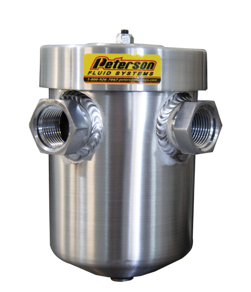 Peterson Fluid Systems Breather Can -12AN Ports - 08-0400 Photo - Primary