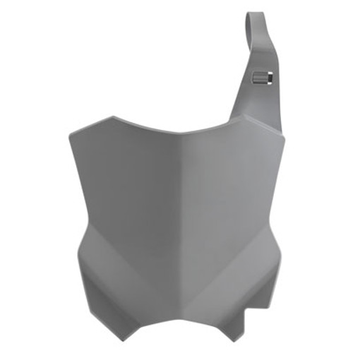 Acerbis 16-24 Kawasaki KX250F/ KX250/ KX250X/450X/ KX450F/ KX450 Front Number Plate - Grey - 2449390011