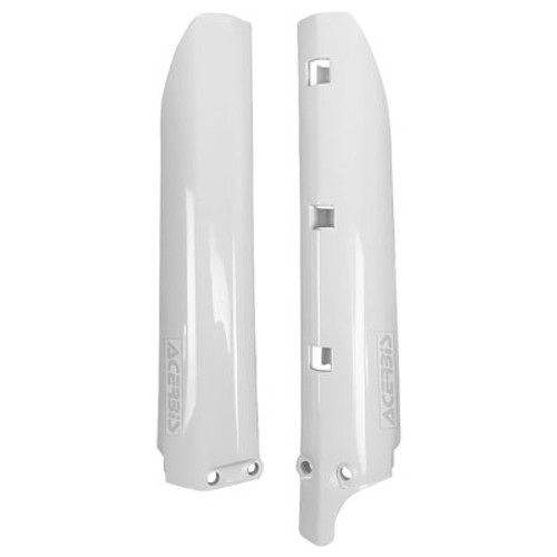 Acerbis 93-01 Yamaha YZ80/ 02-18 YZ85 Lower Fork Cover Set - White - 2404730002