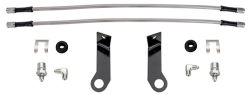 Wilwood 15-21 Toyota 4Runner Flexline Kit 14in M10-1.00 IF 1/8-27 NPT w/ Bracket - 220-17300 Photo - Primary