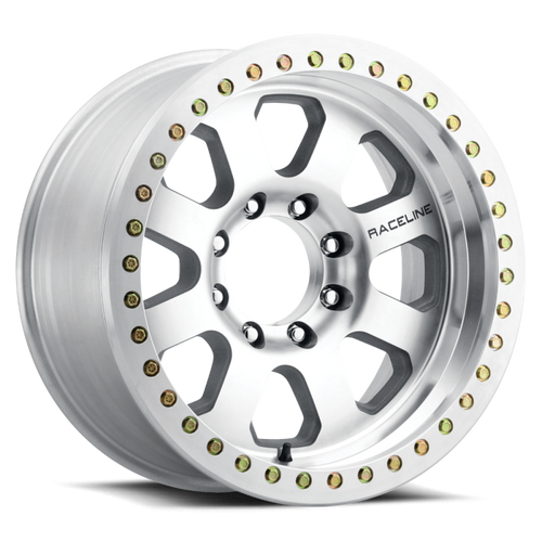 Raceline RT260M Avenger 20x10in / 8x165.1 BP / -38mm Offset / 130.81mm Bore- Machined Beadlock Wheel - RT260BMF-201080-38 Photo - Primary