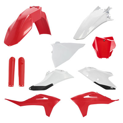 Acerbis 21-23 GasGas MC125/250F/450F/ EX300/250F/350F/450F Full Plastic Kit - Red/White - 2872791005