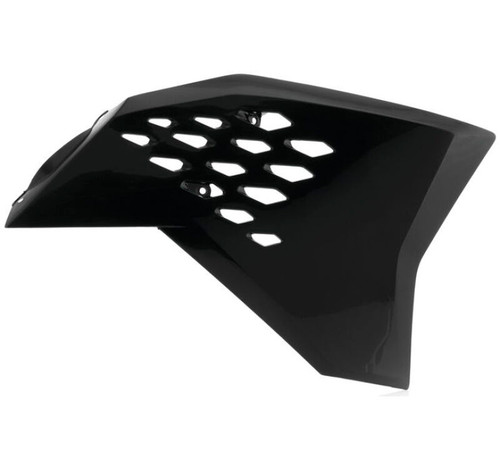 Acerbis 07-10 KTM SX/SX-F/ XC XC-W Radiator Shroud - Black - 2081990001 Photo - Primary