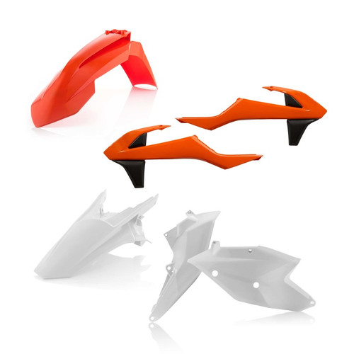 Acerbis 16-18 KTM 125-450 SX/ SX-F/ XC-F /XC Plastic Kit - 16 Orange - 2421075135 Photo - Primary