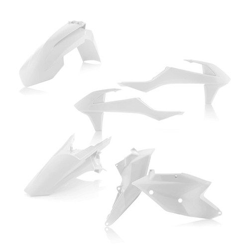 Acerbis 16-18 KTM 125-450 SX/ SX-F/ XC-F /XC Plastic Kit - White - 2421070002 Photo - Primary
