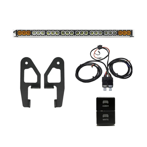 Cali Raised 10-24 Toyota 4Runner Roof Rack Front Light Bar Kit - CR4293 Photo - Primary