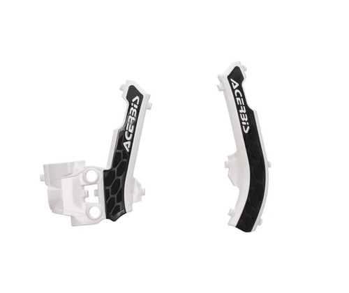 Acerbis 17+ KTM SX50/ SX-E 3/SX-E 5/ Husq EE 5/TC50/ GasGas Frame Guards- X-Grip - White/Black - 2979611035 Photo - Primary